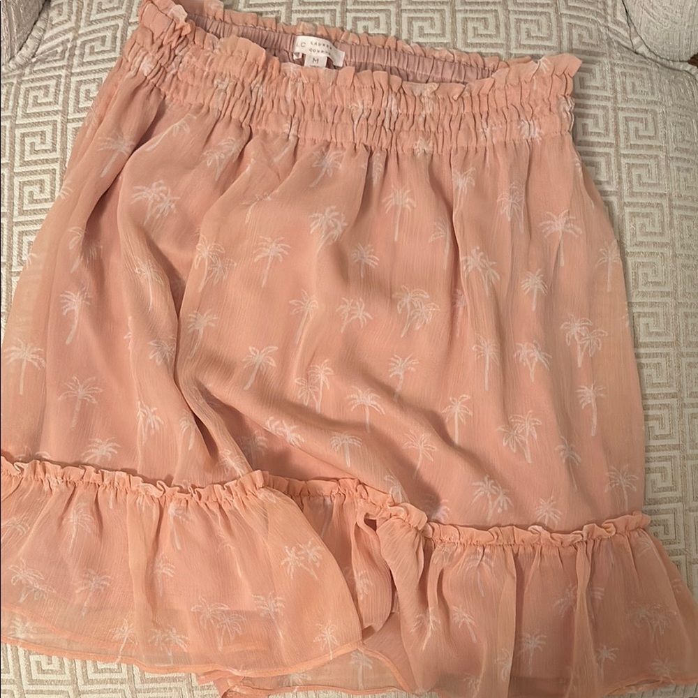 LC Lauren Conrad Pink Flowy Mini Skirt